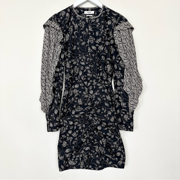 Isabel Marant Robe Lexini Dress in Black - Picture 3 of 16